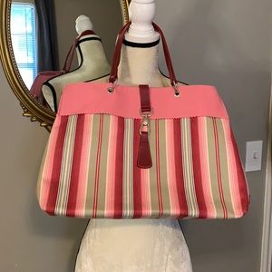 Longchamp canvas tote